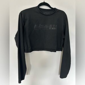 Cropped workout top women’s oversized  small